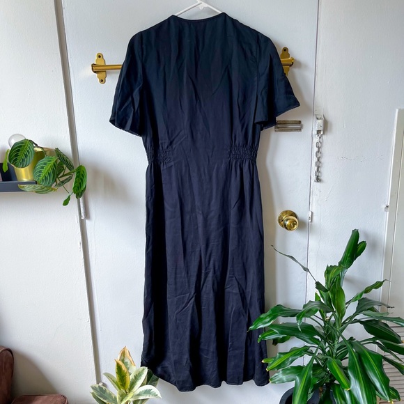 Button Down Black Zara Dress Size M - Picture 6 of 6